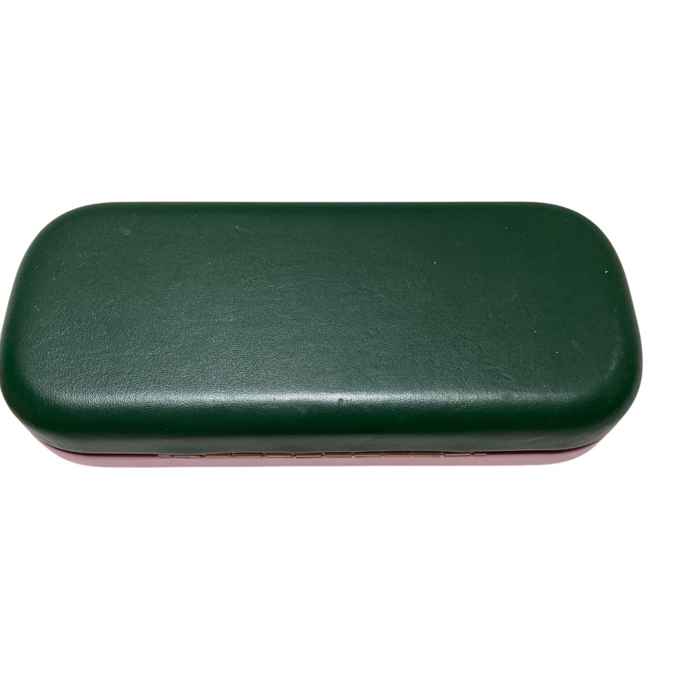 Kate Spade Green Eye Glass Clam Shell Case Hard
